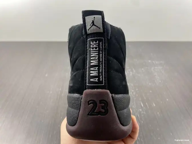 HYPE Jordan Black A Maniere 12 DV6989-001 Retro Ma 0510